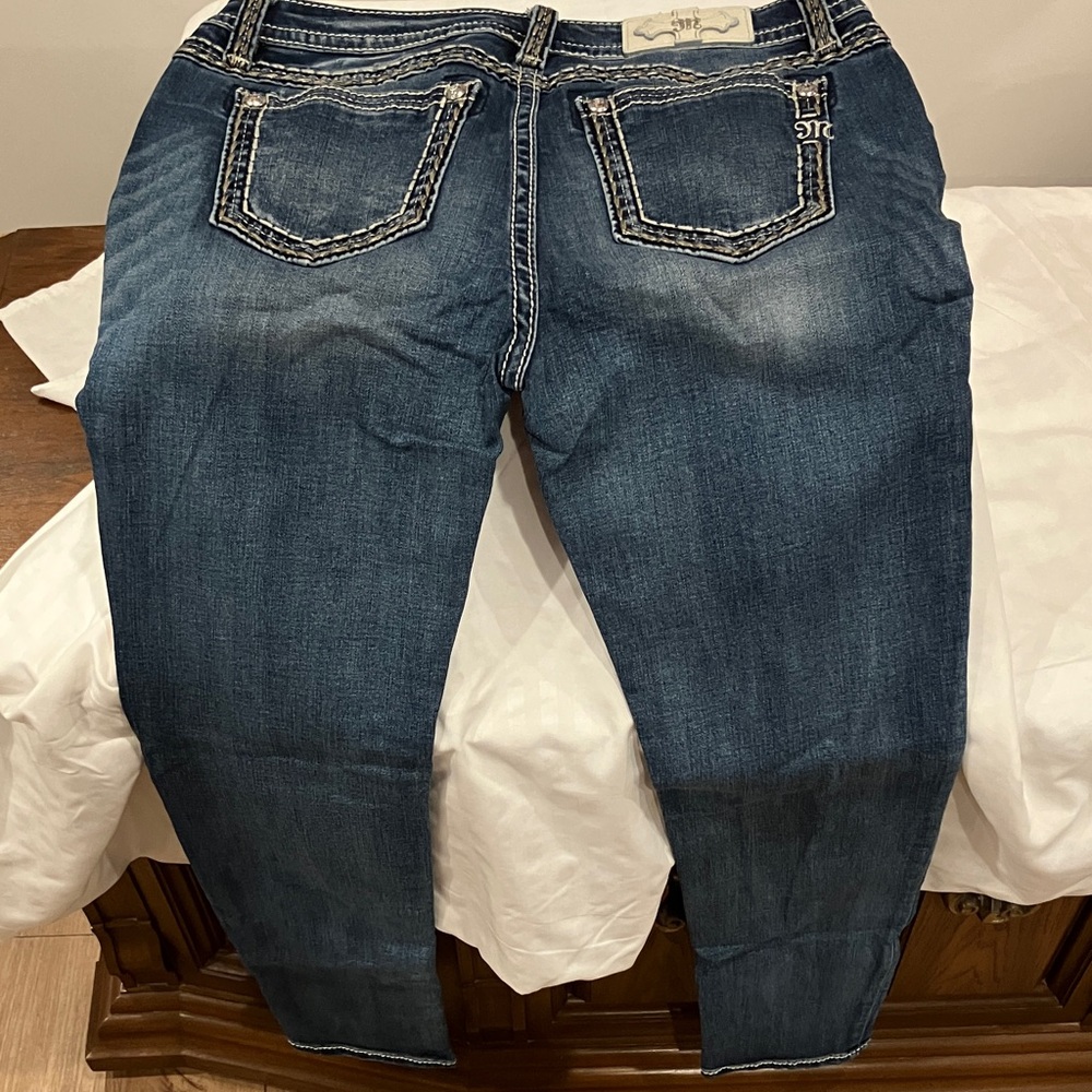 Miss Me Dark Blue Embellished Jeans - Picture 5 of 11